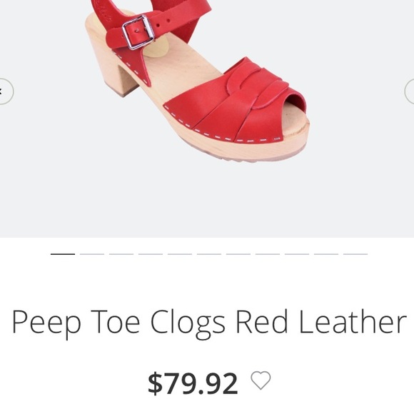 Lotta Peep-toe Clogs (wms9) - Picture 6 of 6